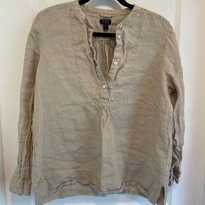 Beautiful Long sleeve Irish linen Jcrew shirt